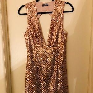 Rose Gold Sequin dress, never worn